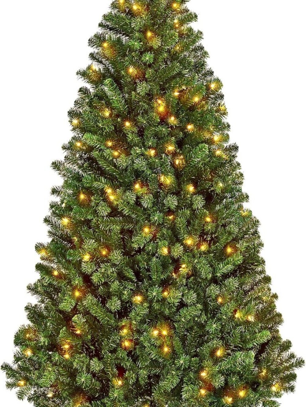 NEW Yaheetech 6ft Prelit Green Spruce Christmas Tree 300 Warm White Lights